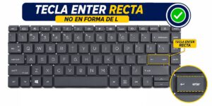 TECLADO US PORTATIL HP PROBOOK 440 G8 440 G9 445 G8 445 G9 640 G8 SERIES RETROILUMINADO · ¡¡ TECLA ENTER RECTA !!