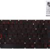 TECLADO ESPAÑOL ACER NITRO 5 AN515-51 AN515-52 AN515-53 AN515-41 AN515-42 SERIES SIN MARCO RETROILUMINADO ROJO | LG5P_A52BRL CNY NKI151306B G5P_A53BRL CNY NKI151306FT