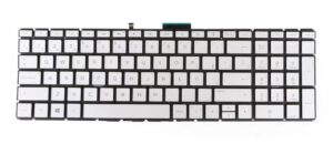 TECLADO ESPAÑOL HP PAVILION 15-BS SERIES RETROILUMINADO | PLATA SIN MARCO