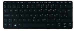 TECLADO ESPAÑOL HP ELITEBOOK 820 G1 G2 SERIES FRAME NEGRO RETROILUMINADO Y POINTSTICK