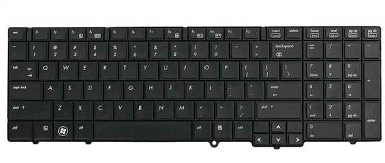 TECLADO US HP PROBOOK 6540B 6550B SERIES | 583293-001