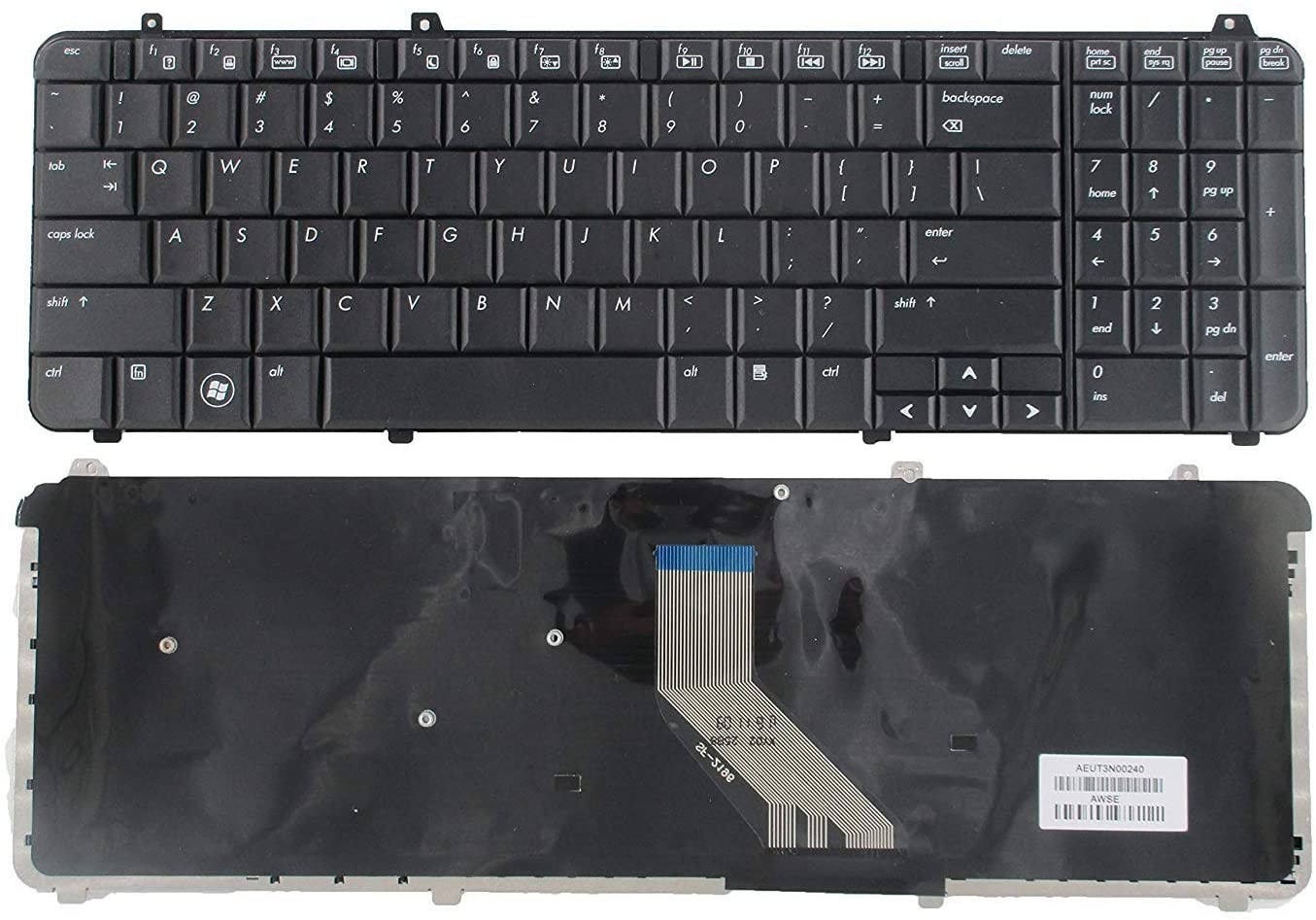 TECLADO INGLÉS HP PAVILION DV6-1000 SERIES
