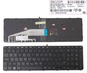 TECLADO ESPAÑOL HP PROBOOK 650 G2 650 G3 655 G2 655 G3 SERIES | CON MARCO POINT STICK Y RETROILUMINACION