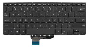 TECLADO PORTATIL US ASUS VIVOBOOK FLIP TP412 TP412U TP412FA SERIES NEGRO SIN MARCO RETROILUMINADO | 18A2 002L18A23LHB01