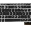 TECLADO ESPAÑOL HP ELITEBOOK FOLIO 9470M 9480M SERIES | CON MARCO SILVER SIN POINT STICK | 702843-031 697685-031