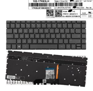 TECLADO LATINO HP PAVILION 13-AN SERIES SIN MARCO RETROILUMINADO | LA L48502-161 17K63LAJ4425