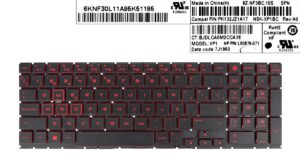 TECLADO ESPAÑOL HP OMEN 15-DC SERIES CON MARCO NEGRO Y TECLAS ROJAS | L50879-071