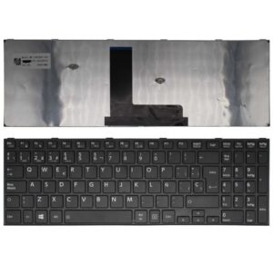 TECLADO ESPAÑOL TOSHIBA SATELLITE C50T C50T-A SERIES CON MARCO NEGRO