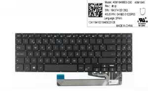 TECLADO ESPAÑOL ASUS YX560 YX560UD X560 X560UD X507UA SERIES SIN FRAME COLOR NEGRO