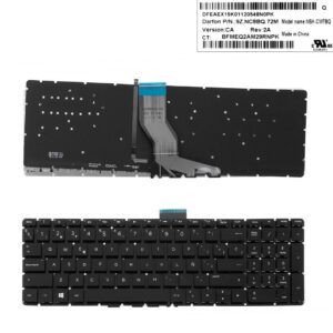 TECLADO ESPAÑOL HP OMEN 15-AX SERIES SIN MARCO RETROILUMINADO