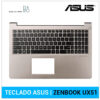 TECLADO ESPAÑOL ASUS | UX51 | UX51VZ ZENBOOK | NEGRO | CON MARCO PLATA | RETROILUMINADO