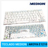 TECLADO ESPAÑOL MEDION | AKOYA E1210 | BLANCO