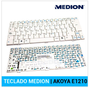 TECLADO ESPAÑOL MEDION | AKOYA E1210 | BLANCO
