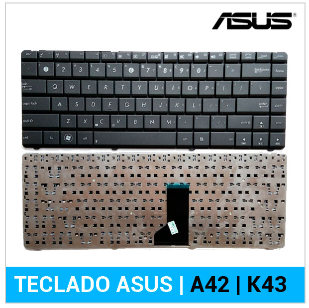TECLADO ESPAÑOL ASUS | A42 | K43 | NEGRO
