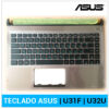 TECLADO ESPAÑOL ASUS | U32 | U32U | NEGRO | CON MARCO ( PALMREST )