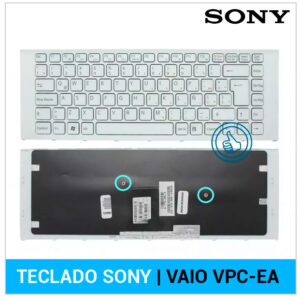 TECLADO ESPAÑOL SONY VAIO VPC-EA SERIES | CON MARCO BLANCO