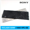 TECLADO ESPAÑOL SONY | VAIO VPC-EB SERIES | NEGRO | SIN MARCO