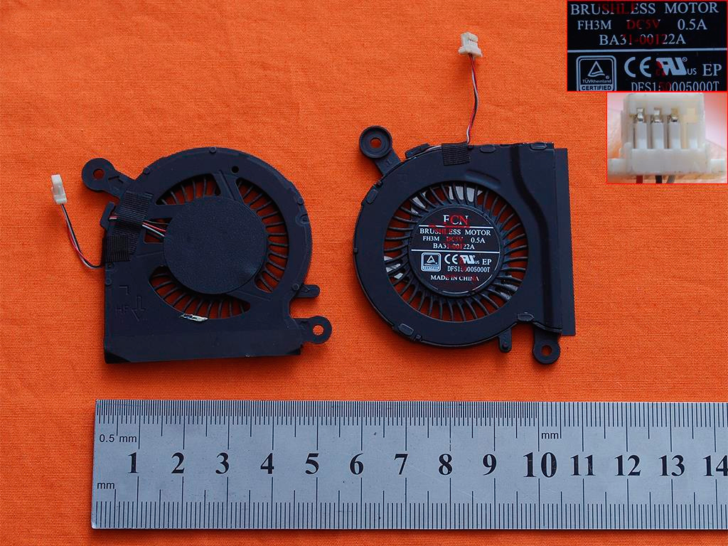 VENTILADOR CPU SAMSUNG NP900X3C NP900X3F NP915S3G SERIES | DFS150005000T