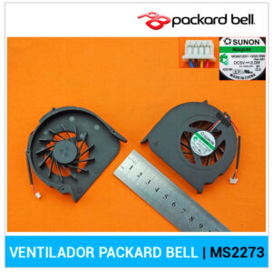 VENTILADOR CPU PACKARD BELL | EASYNOTE TJ65 | MS2273