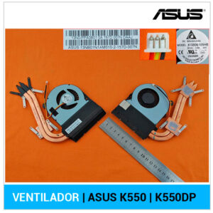VENTILADOR CPU CON DISIPADOR | ASUS K550 | X750DP | K550D | K550DP