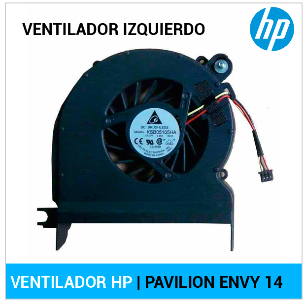 VENTILADOR CPU | HP ENVY 14 | IZQUIERDO