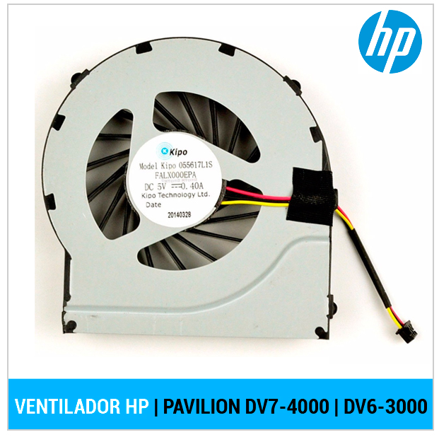 VENTILADOR CPU | HP PAVILION DV6-3000